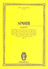 Louis Spohr Notenblätter Nonett F-Dur op.31 für