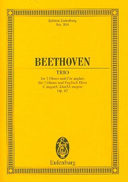Ludwig van Beethoven Notenblätter Trio C-Dur op.87 für 2 Oboen und Englisch Horn