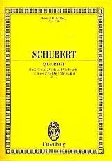 Franz Schubert Notenblätter Streichquartett Es-Dur op.125,1