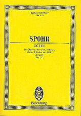 Louis Spohr Notenblätter Oktett E-Dur op.32 für Violine