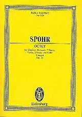 Louis Spohr Notenblätter Oktett E-Dur op.32 für Violine