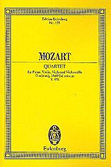 Wolfgang Amadeus Mozart Notenblätter Quartett g-Moll KV478 für Klavier