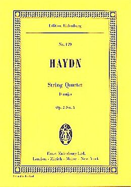 Franz Joseph Haydn Notenblätter Streichquartett D-Dur op.2,5 Hob.III-11