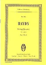 Franz Joseph Haydn Notenblätter Streichquartett A-Dur op.3,6