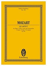 Wolfgang Amadeus Mozart Notenblätter Quartett F-Dur KV370