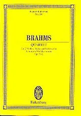 Johannes Brahms Notenblätter Streichquartett a-Moll op.51,2