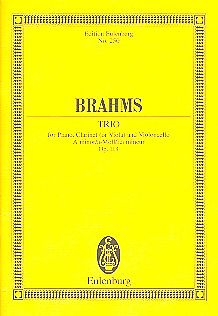 Johannes Brahms Notenblätter Trio a-Moll op.114 für Klarinette