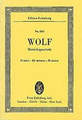 Hugo Wolf Notenblätter Streichquartett d-Moll