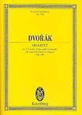 Antonín Dvorák Notenblätter Streichquartett As-Dur op.105