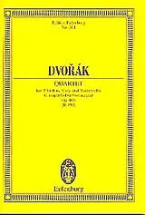 Antonín Dvorák Notenblätter Streichquartett G-Dur op.106