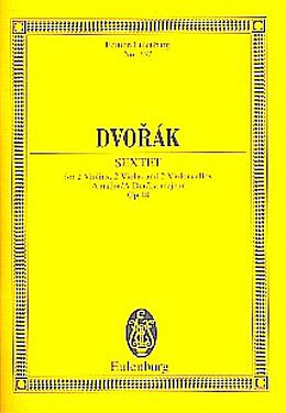 Antonín Dvorák Notenblätter Sextett A-Dur op.48