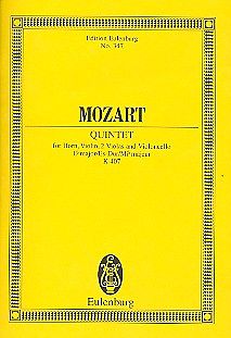 Wolfgang Amadeus Mozart Notenblätter Quintett Es-Dur für Violine, 2 Violen, Horn und Violoncello