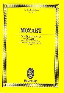 Wolfgang Amadeus Mozart Notenblätter Divertimento D-Dur Nr.11 KV251