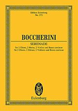 Luigi Boccherini Notenblätter Serenade D-Dur