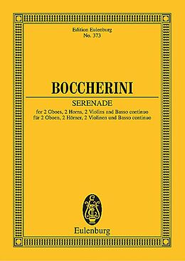 Luigi Boccherini Notenblätter Serenade D-Dur