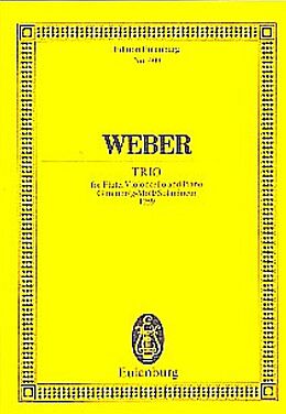 Carl Maria von Weber Notenblätter Trio in g Minor op.63
