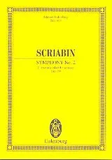 Alexander Skriabin Notenblätter Sinfonie c-Moll Nr.2 op.29 für Orchester
