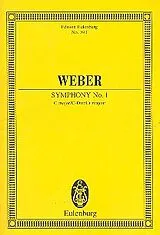 Carl Maria von Weber Notenblätter Sinfonie C-Dur Nr.1