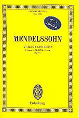 Felix Mendelssohn-Bartholdy Notenblätter Konzert e-Moll op.64 für
