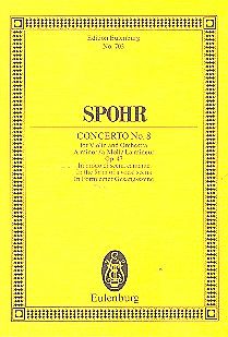 Louis Spohr Notenblätter Konzert a-Moll Nr.8 op.47