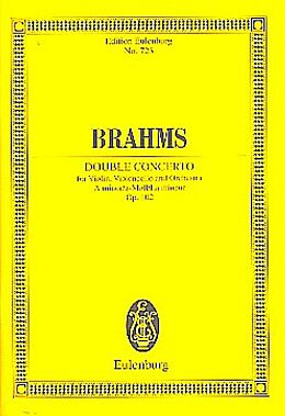 Johannes Brahms Notenblätter Konzert a-Moll op.102 für Violine