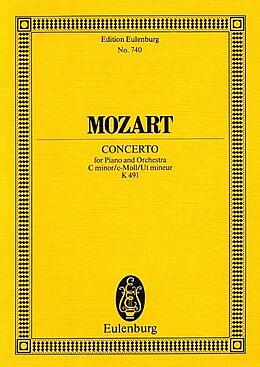 Wolfgang Amadeus Mozart Notenblätter Konzert c-Moll KV491