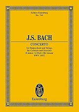 Johann Sebastian Bach Notenblätter Konzert d-Moll BWV1052 für Cembalo