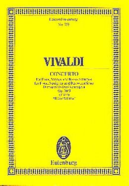 Antonio Vivaldi Notenblätter Konzert D-Dur op.10,3 für Flöte