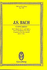 Johann Sebastian Bach Notenblätter Konzert a-Moll BWV1065 für