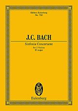 Johann Christian Bach Notenblätter Sinfonia concertante e flat major