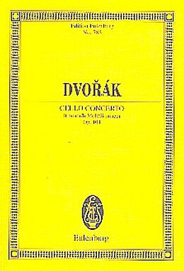 Antonín Dvorák Notenblätter Konzert h-Moll op.104
