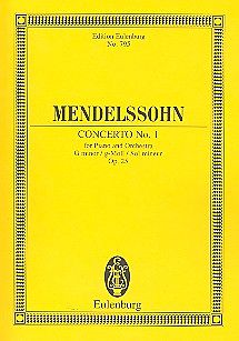Felix Mendelssohn-Bartholdy Notenblätter Konzert g-Moll Nr.1 op.25