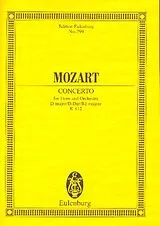 Wolfgang Amadeus Mozart Notenblätter Konzert D-Dur KV412