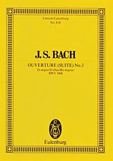 Johann Sebastian Bach Notenblätter Ouvertüre D-Dur Nr.3 BWV1068