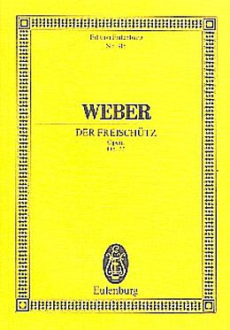 Carl Maria von Weber Notenblätter Der Freischütz