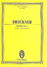 Anton Bruckner Notenblätter Messe f-moll für Soli, Chor und Orchester