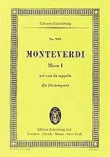 Claudio Monteverdi Notenblätter Missa I in illo tempore