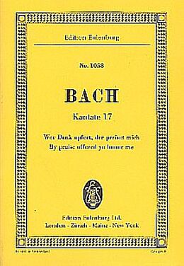 Johann Sebastian Bach Notenblätter Wer Dank opfert der preiset mich - Kantate Nr.17 BWV17