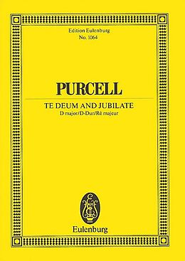 Henry Purcell Notenblätter Ode zum Cäcilia-Tag 1694