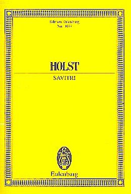 Gustav Holst Notenblätter Savitri op.25 Episode from the