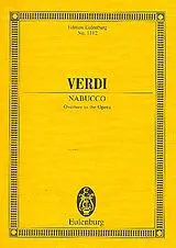 Giuseppe Verdi Notenblätter Nabucco Ouvertüre für Orchester
