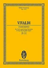 Antonio Vivaldi Notenblätter Concerto in D Major op.7 no.12