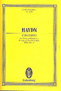 Franz Joseph Haydn Notenblätter Konzert G-Dur für