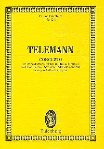 Georg Philipp Telemann Notenblätter Konzert A-Dur für Oboe d amore