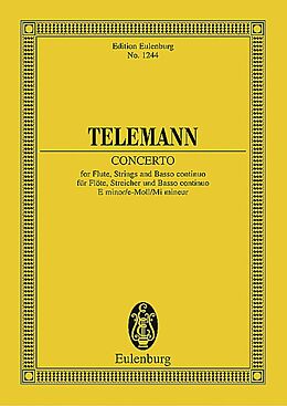 Georg Philipp Telemann Notenblätter Concerto grosso e minor