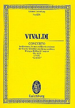 Antonio Vivaldi Notenblätter Konzert B-Dur op.45,8 PV401