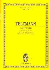 Georg Philipp Telemann Notenblätter Konzert D-Dur für Flöte und