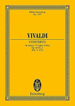 Antonio Vivaldi Notenblätter Concerto F-Dur op.46 Nr. 2