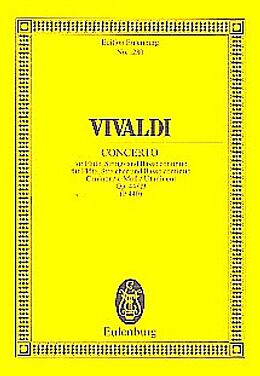 Antonio Vivaldi Notenblätter Konzert c-Moll RV441 für