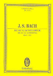 Johann Sebastian Bach Notenblätter Musikalisches Opfer für Orchester